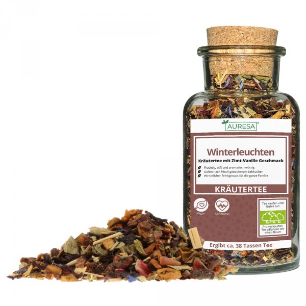 Tisane en vrac Winterleuchten dans le verre